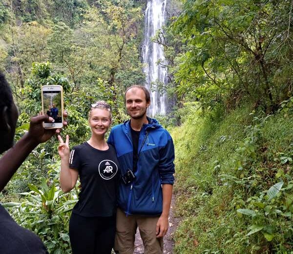 Materuni waterfalls, coffee tour & Kikuletwa hot- springs